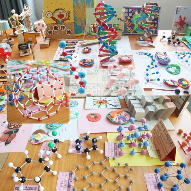 简篇-扬技能之帆，展青春风采--自然科学教学部科学模型作品展