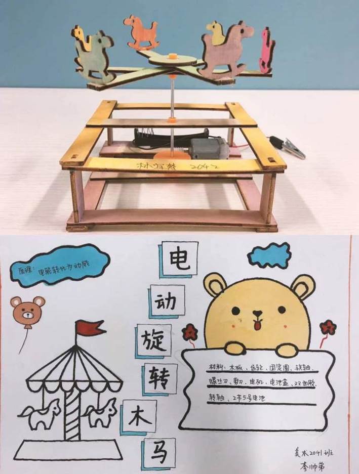 简篇-扬技能之帆，展青春风采--自然科学教学部科学模型作品展