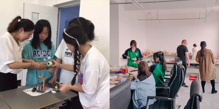 简篇-扬技能之帆，展青春风采--自然科学教学部科学模型作品展