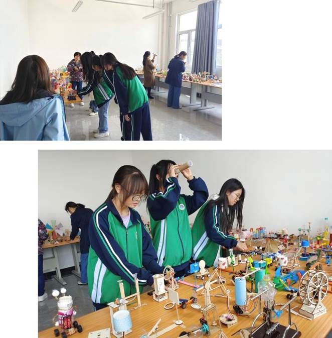 简篇-扬技能之帆，展青春风采--自然科学教学部科学模型作品展