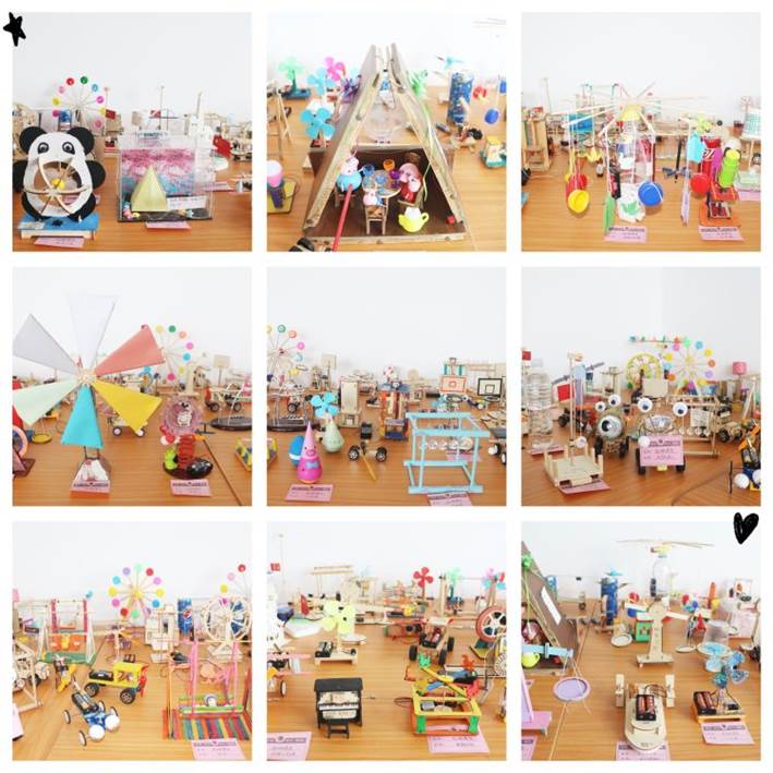 简篇-扬技能之帆，展青春风采--自然科学教学部科学模型作品展