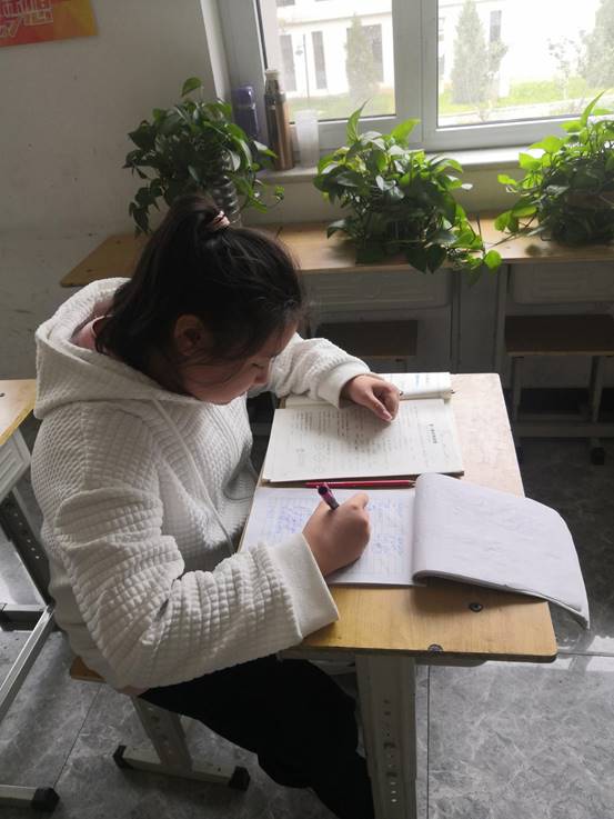 张宇佳学习照片