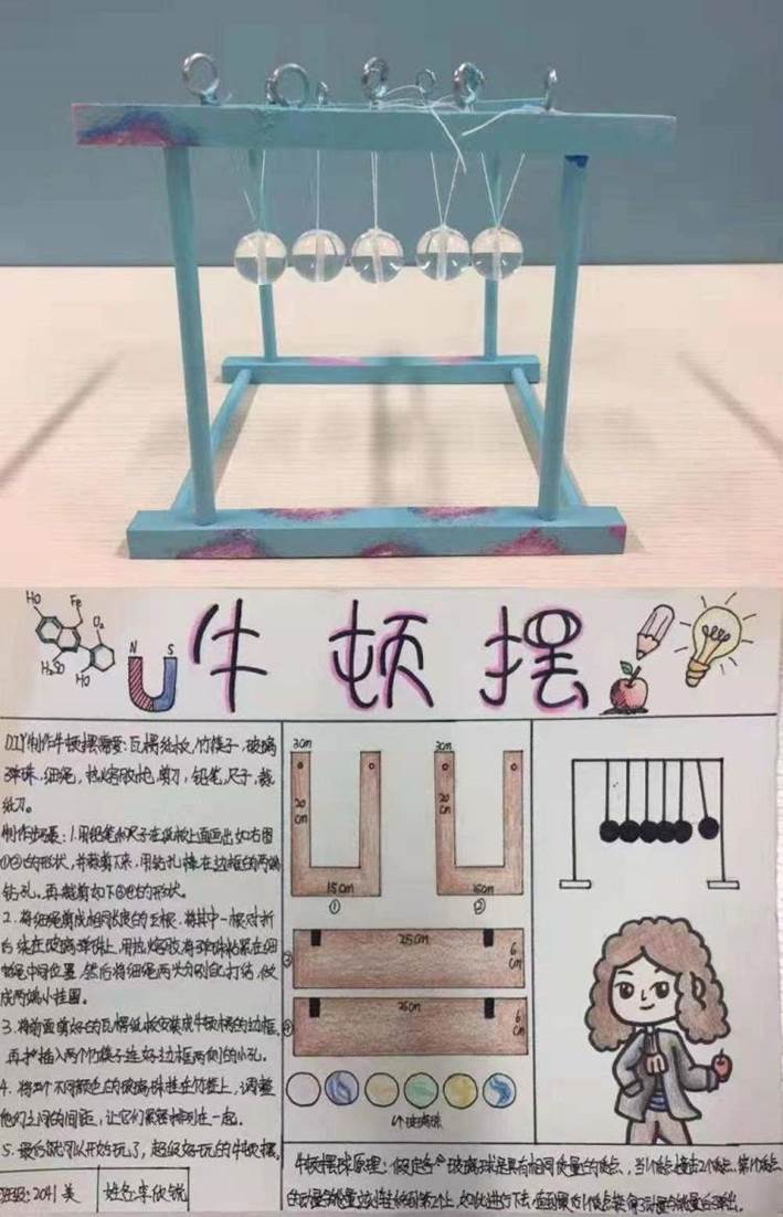 简篇-扬技能之帆，展青春风采--自然科学教学部科学模型作品展